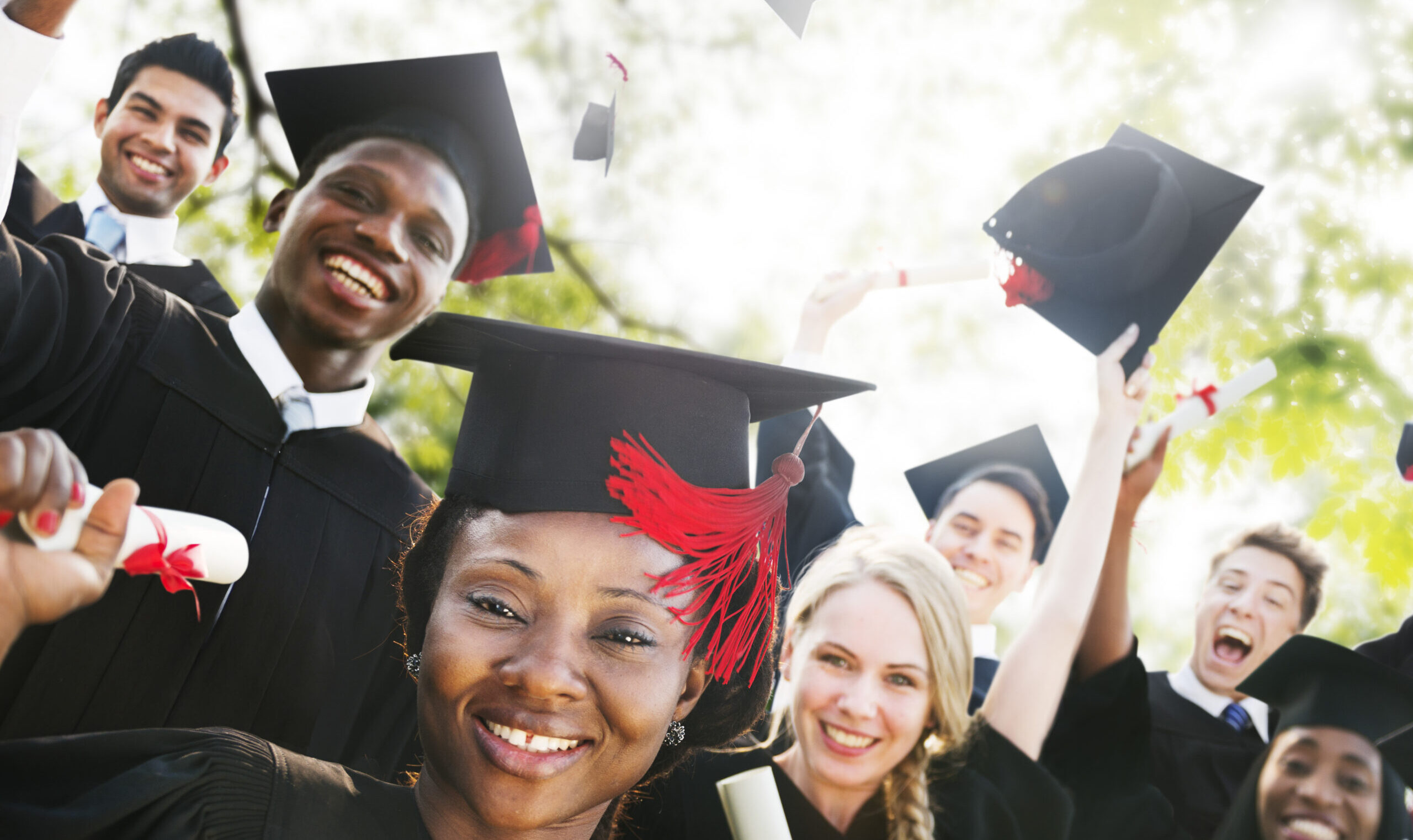 About diversity students graduation success celebration concept